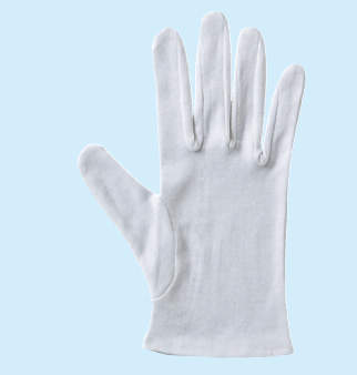 純綿スムス手袋　１２双入|||３９　マチ付き　Ｌ/拉斯穆斯纯棉手套12双输入| | | 39マチł 