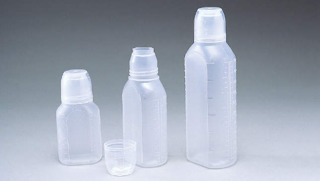 4型投薬瓶 計量カップ付|||300ml 50入/4量杯| | |300毫升50输入型用药瓶