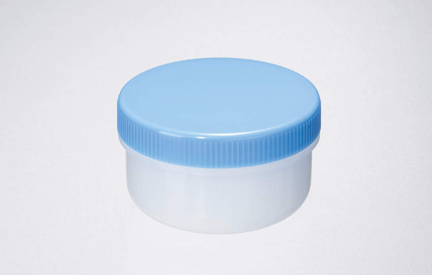 軟膏容器 M缶 フタ:青|||E-53 50入/