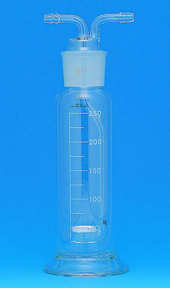 ガス洗浄瓶　２５０ｍｌ用中管|||ガラスフィルター　Ｇ－４/燃气管| | |玻璃过滤器G-4250毫升洗瓶