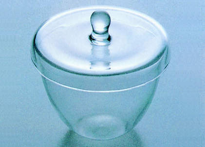 透明石英ルツボ フタ付|||25ml φ47×30/:透明石英Rutsubofuta | | |25毫升φ47×30