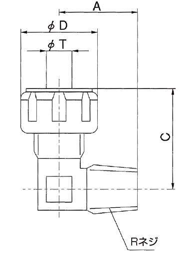 PFAメイル・エルボー|||LFH-1/4-R1/8P/PFA邮件弯头| | | LFH-1/4-R1/8P