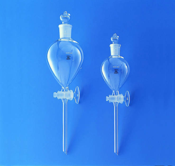 三商印 分液ロート 球形|||200ml/山椒标记漏斗球| | |200毫升