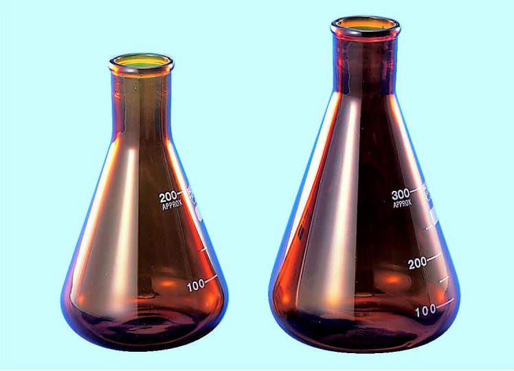 三角フラスコ　茶色|||３００ｍｌ/锥形瓶中棕色| | |300毫升的