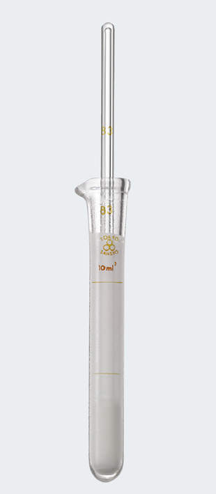 三商ホモジナイザーETFEコート|||硝子製 イボ付き 10ml/| | |用10ml的玻璃疣山椒均质ETFE法院