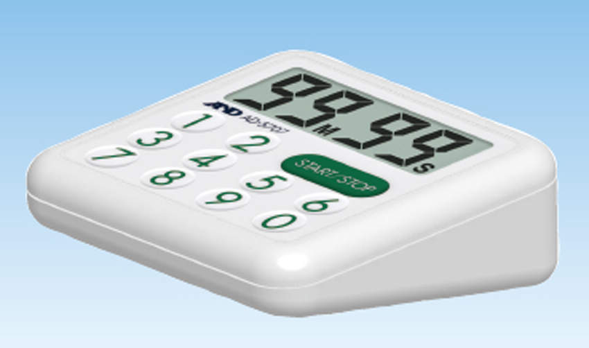 A&D 防滴デジタルタイマー|||AD-5707 100分計/A&D的防滴式数字定时器| | | AD-5707 100分计