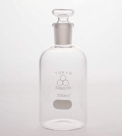 三商印　共通摺合せ試薬瓶|||細口　白　２０００ml　３４／３０/| | |山椒大关常见的滑动配合试剂瓶白色窄口2000毫升34/30 