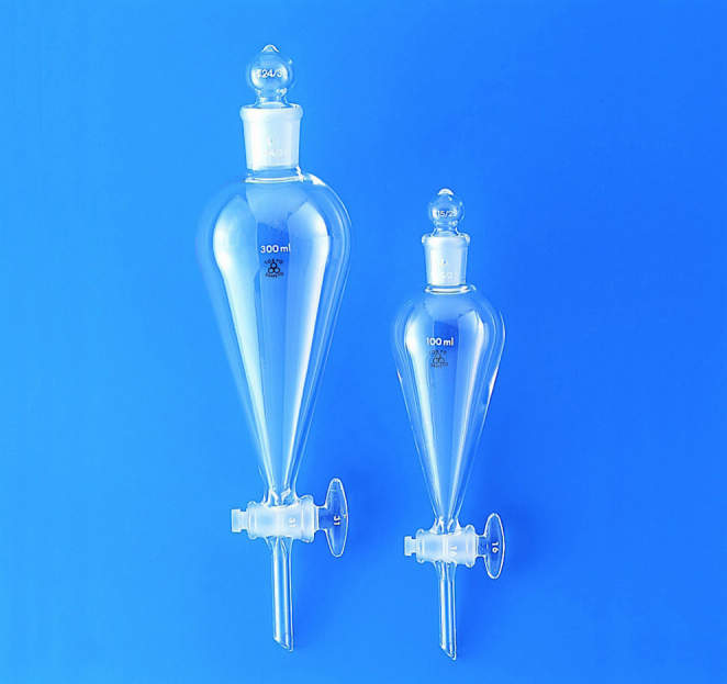 三商印 分液ロート スキーブ形|||200ml/山椒分钟的标志Rotosukibu液体的形式| | |200毫升