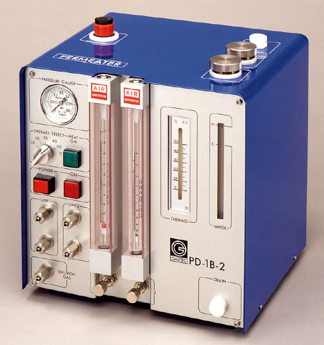 ガステック 標準ガス発生機|||PD-1B 2流路/