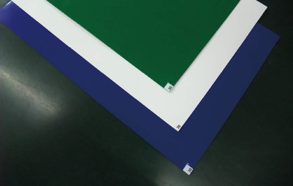 粘着マット　ミクロマット|||Ｋ－１ＧＮ　グリーン　30枚×8ﾏｯﾄ/×8的K-1GN的绿色|微垫粘尘垫垫30件| | 