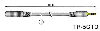 延長ケーブル|||TR-5C10/延长电缆| | | TR-5C10