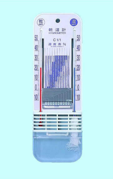 ガラス温度計　サーモ４８０|||乾湿計/
