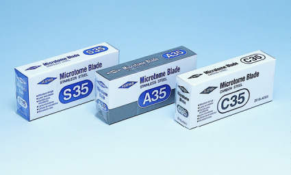 フェザー ミクロトーム用替刃|||C35 凍結切片専用 20枚入/冰冻切片20枚仅C35-| | |备用刀片羽毛切片