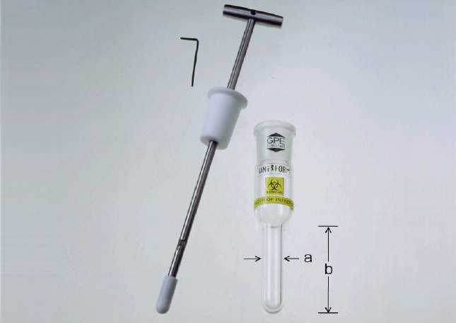 PTFE ホモジナイザー|||ストッパー付き 20601/PTFE均质机| | |塞子20601