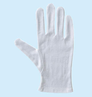 純綿スムス手袋　１２双入|||３８　マチ無し　Ｍ/的拉斯穆斯纯棉手套12双输入| | | 38 gussetless的的中号