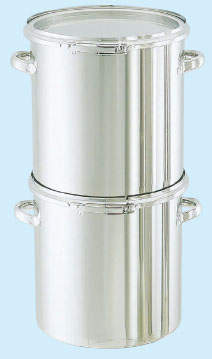 ステンレス密閉容器 バンド式|||CTL-36 36L/不锈钢密闭容器带公式| | | CTL-36 36L