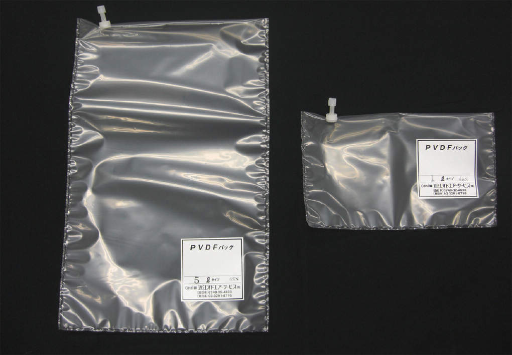 PVDFバッグ 50L|||1ヶ口 Aタイプ φ8㎜コック付/PVDF袋50L | | |1个月口A型φ8毫米公鸡