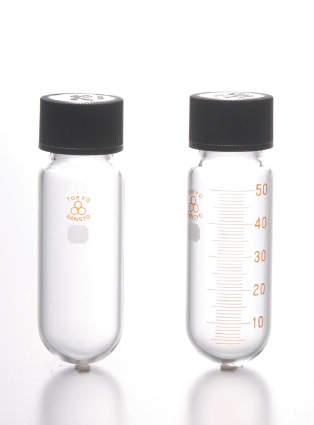 三商印ねじ口遠沈管 キャップ付|||丸底 50ml 目盛無し/没有| | | 50毫升刻度圆底离心管帽远山椒标记螺口