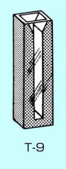 分光光度計用石英セル|||T-9-UV-10/分光光度计石英电池| | | T-9-UV-10