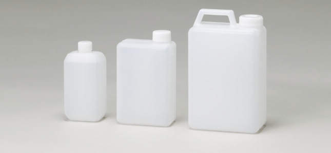 ポリ平角缶 C-6|||1ツ口 2L 手付-S/