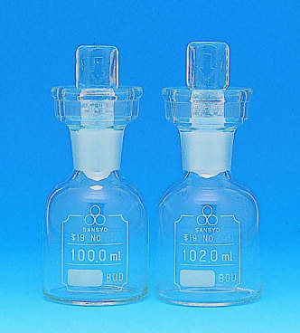 三商印　定量ふらん瓶|||ガラスカラー　１０２ｍｌ/山椒标记定量弗兰瓶| | |彩色玻璃102毫升