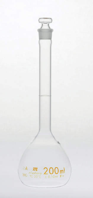 三商 宮原 メスフラスコ HG|||白 25ml/