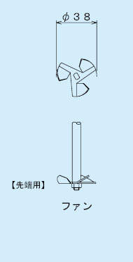 スリーワンモーター用撹拌羽根|||７点セットＦＳ－７　シャフト含/三一搅拌叶片| | | 7点集FS-7轴，包括电机