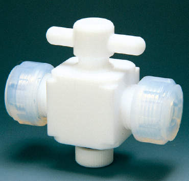 オールPTFE 二方バルブ|||適用外径φ12㎜/