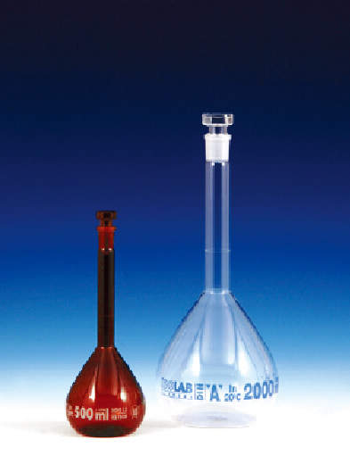 ISOLAB メスフラスコ 白|||5ml/ISOLAB容量瓶白| | |5毫升