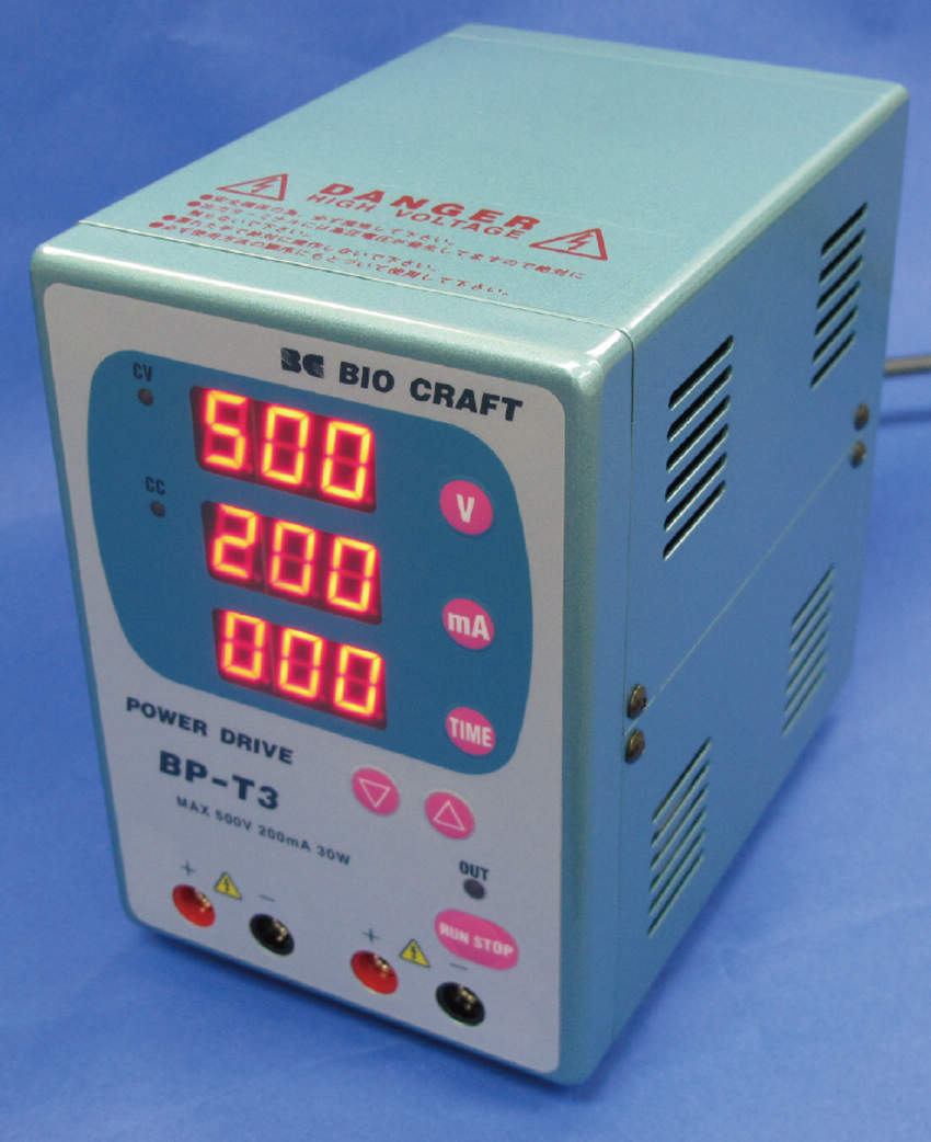 バイオクラフト BP-T3|||電気泳動電源装置/