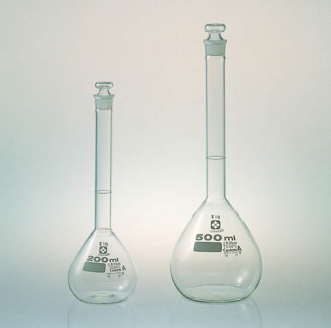 柴田 メスフラスコ|||カスタムA 250ml/柴田量瓶中| | |定制250毫升