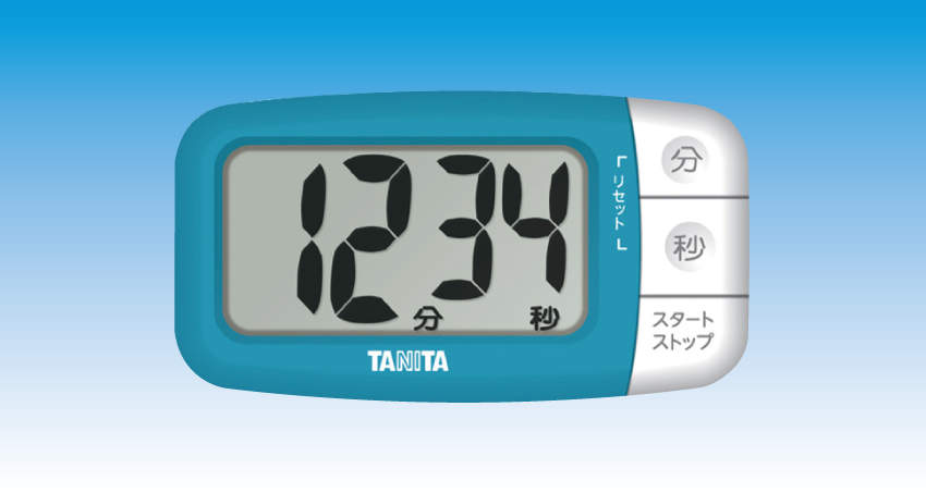 タニタ　デジタルタイマー|||ＴＤ－３９４ＢＬ　ブルー/TANITA数字定时器| | | TD-394BL蓝色