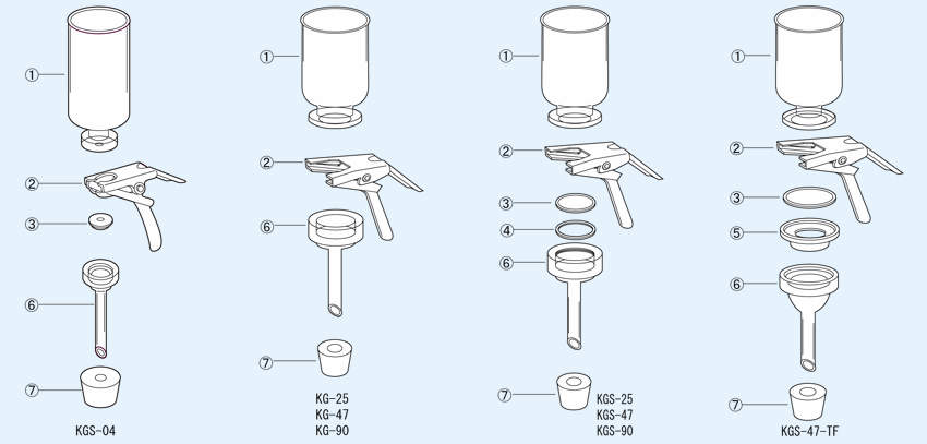 アドバンテック KGS-90|||減圧濾過用フィルターホルダー/研KGS-90 | | |真空过滤器持有人