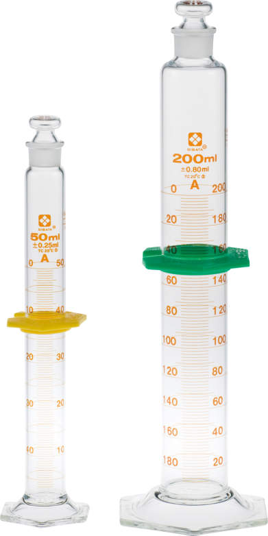 柴田 有栓メスシリンダー|||スーパーグレード 50ml/柴田是塞量筒| | |特级50毫升
