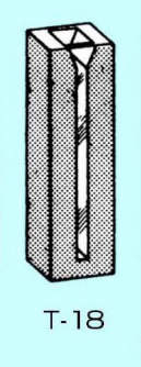 分光光度計用石英セル|||Ｔ１８－ＵＶ－１０/分光光度计石英电池| | | T18-UV-10 