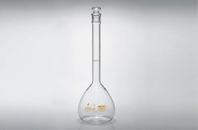 PX 透明摺合せ メスフラスコ|||白 300ml/PX透明滑动配合烧瓶| | |白300毫升