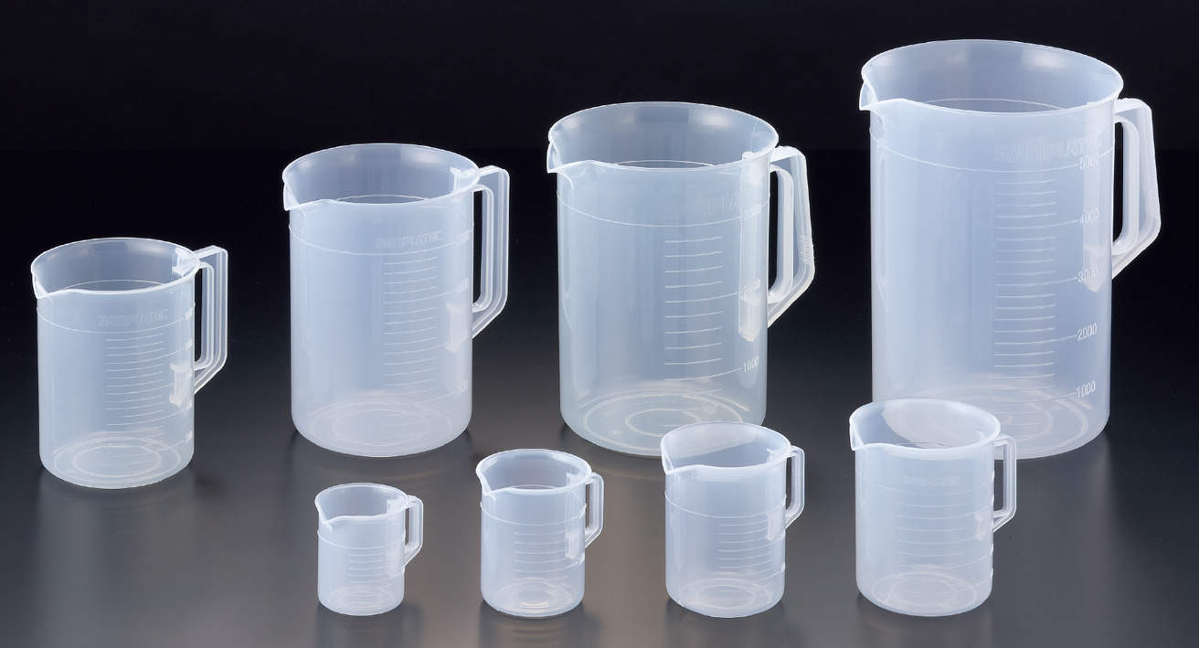 ポリプロピレンビーカー|||手付 5000ml/| | |聚丙烯烧杯存款5000毫升