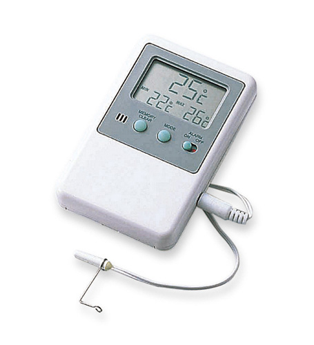 最高・最低温度计(带报警) 最高・最低温度計 THERMOMETER