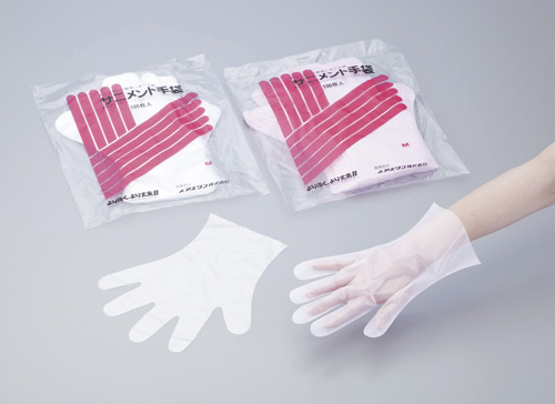 PE手套（方立包装）  サニメント手袋(ポリパック)  GLOVES PE