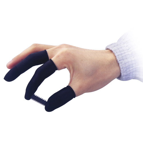 导电性护指套Ⅱ（指尖压花）  アズピュア導電性指サックⅡ（指先エンボス）  FINGER COT
