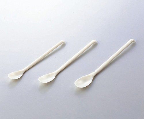 勺子（ABS树脂制）  ラボラン白プラサジ  ABS PLASTIC SPOONS