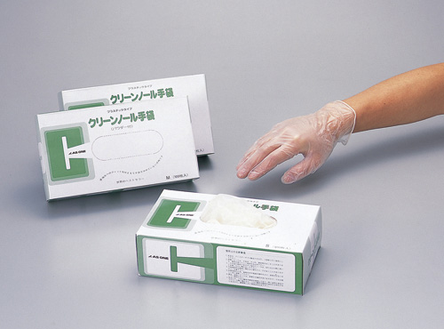 手套（有粉）  クリーンノール手袋(パウダー付き)  GLOVES PVC POWDERED