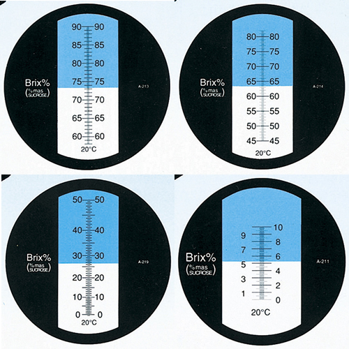折射计(便携式自动校正温度式) 手持屈折計 REFRACTOMETER