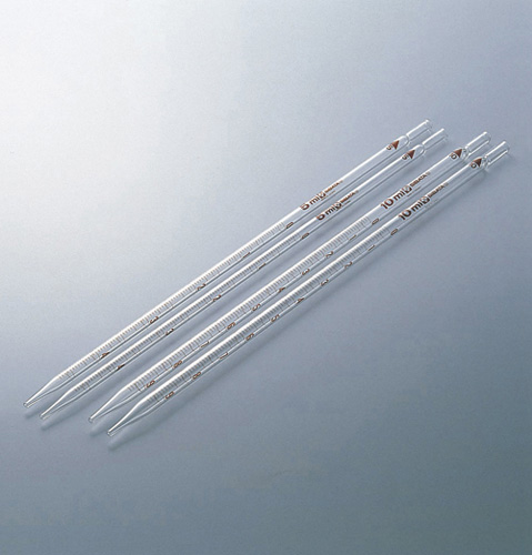 吸移管前端刻度(SUPER GRADE・定制A) メスピペット先端目盛(スーパーグレード・カスタムA) PIPET GLASS