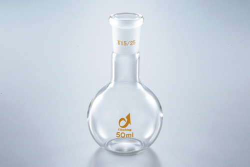 平底烧瓶  共通摺合短首平底フラスコ  FLASK GLASS