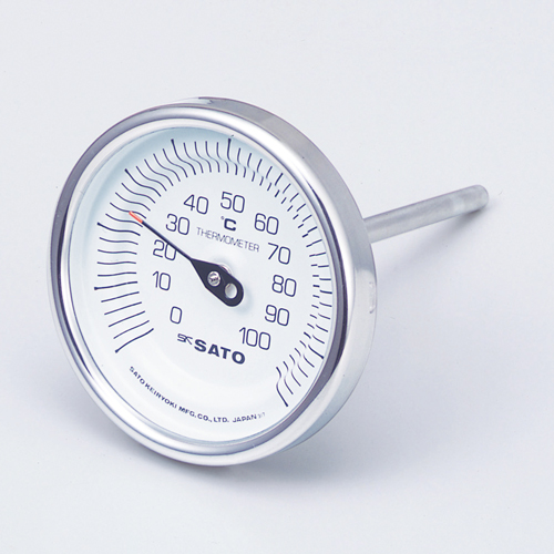 双金属温度计(不锈钢壳) バイメタル式温度計(ステンケース) THERMOMETER