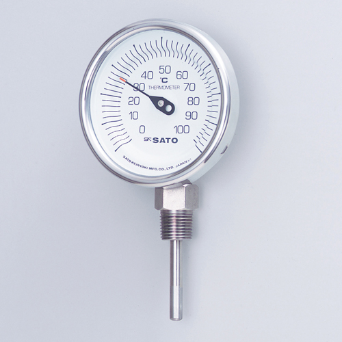 双金属温度计(不锈钢壳) バイメタル式温度計(ステンケース) THERMOMETER