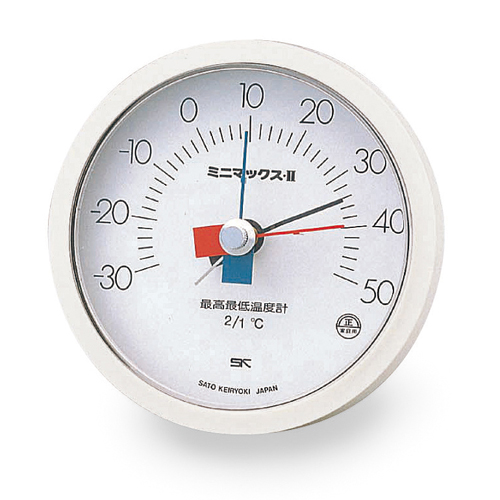 最高最低温度计(MinimaxⅡ) ミニマックスⅡ(最高最低温度計) THERMOMETER