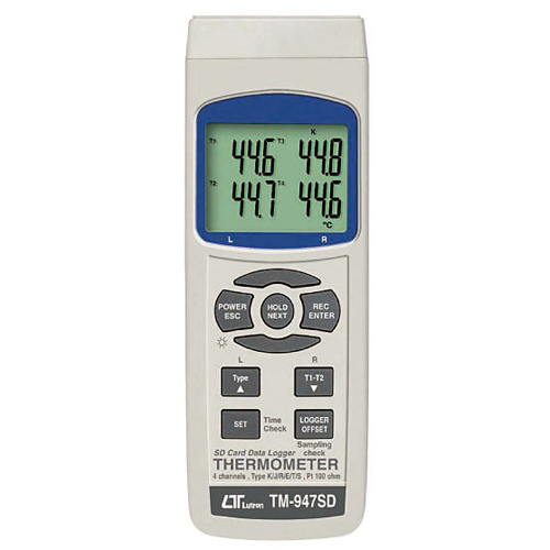 数据记录仪温度计(4通道) データロガー温度計(4チャンネル) THERMO RECORDER
