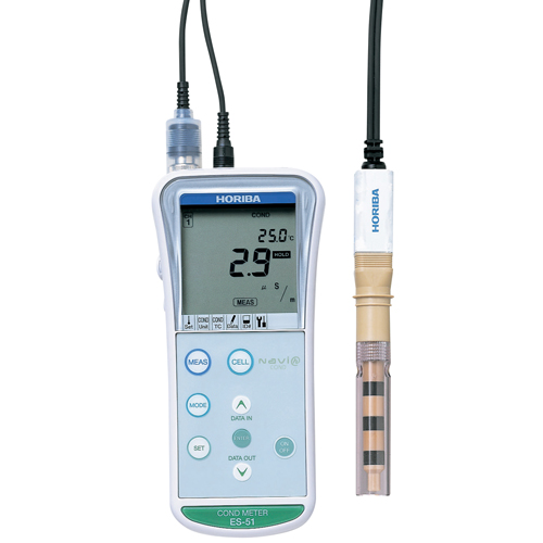 手持式电导率计(防水保护等级7) ハンディータイプ導電率計防水保護等級 CONDUCTIVITY METER